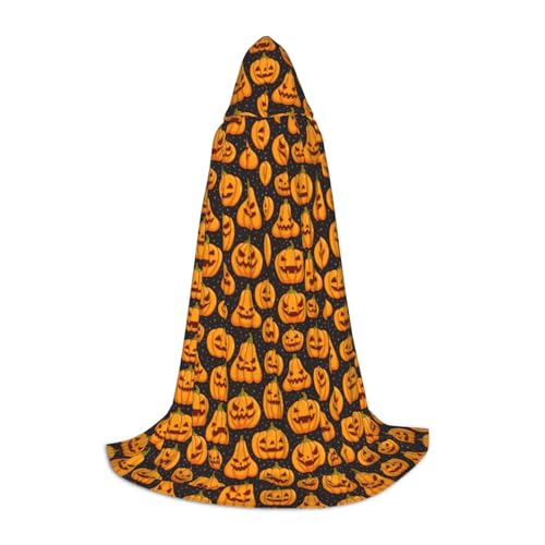 OAZCVBNN Halloween Kürbis Muster Druck Zauberer Robe Halloween und Karneval Partys Kapuzenumhang für Männer Frauen Teenager Kinder OAZCVBNN Halloween Kürbis Muster Druck Zauberer Robe Halloween und Karneval Partys Kapuzenumhang für Männer Frauen Teenager Kinder von OAZCVBNN