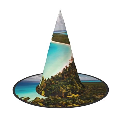OAZCVBNN Island Of Kuba Druck Unisex Halloween Hexe Hut für Karneval Cosplay faltbare Mütze und Themenpartys OAZCVBNN Island Of Kuba Druck Unisex Halloween Hexe Hut für Karneval Cosplay faltbare Mütze und Themenpartys von OAZCVBNN