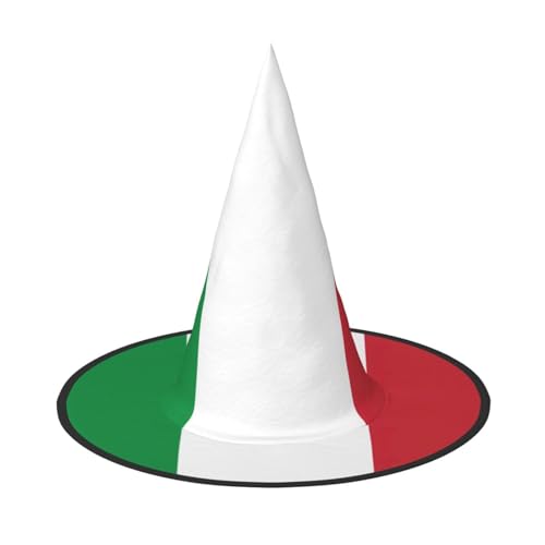 OAZCVBNN Italienische Flagge Druck Unisex Halloween Hexe Hut für Karneval Cosplay Klappmütze und Mottopartys OAZCVBNN Italienische Flagge Druck Unisex Halloween Hexe Hut für Karneval Cosplay Klappmütze und Mottopartys von OAZCVBNN