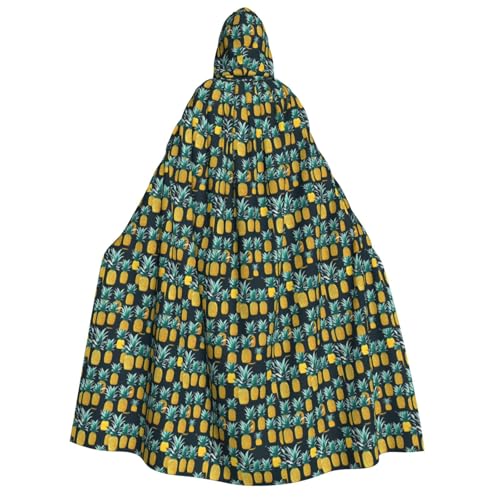 OAZCVBNN Kapuzenumhang mit Ananas-Druck, Unisex, Erwachsene, für Halloween, Weihnachten, Karneval, Mottopartys OAZCVBNN Kapuzenumhang mit Ananas-Druck, Unisex, Erwachsene, für Halloween, Weihnachten, Karneval, Mottopartys von OAZCVBNN