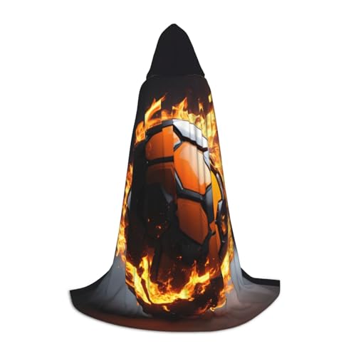 OAZCVBNN Kapuzenumhang mit Fußball-Aufdruck, für Halloween und Karneval, Partys, für Herren, Damen, Teenager, Kinder OAZCVBNN Kapuzenumhang mit Fußball-Aufdruck, für Halloween und Karneval, Partys, für Herren, Damen, Teenager, Kinder von OAZCVBNN