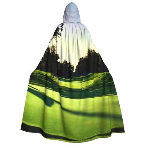 OAZCVBNN Kapuzenumhang mit Golfplatz-Druck, Unisex, Erwachsene, für Halloween, Weihnachten, Karneval, Mottopartys OAZCVBNN Kapuzenumhang mit Golfplatz-Druck, Unisex, Erwachsene, für Halloween, Weihnachten, Karneval, Mottopartys von OAZCVBNN