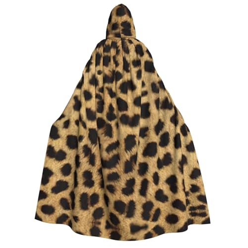 OAZCVBNN Kapuzenumhang mit Leopardenmuster, Unisex, Erwachsene, für Halloween, Weihnachten, Karneval, Mottopartys OAZCVBNN Kapuzenumhang mit Leopardenmuster, Unisex, Erwachsene, für Halloween, Weihnachten, Karneval, Mottopartys von OAZCVBNN