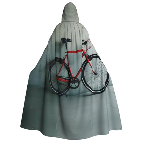 OAZCVBNN Kapuzenumhang mit Retro-Fahrradmuster, Unisex, Erwachsene, für Halloween, Weihnachten, Karneval, Mottopartys OAZCVBNN Kapuzenumhang mit Retro-Fahrradmuster, Unisex, Erwachsene, für Halloween, Weihnachten, Karneval, Mottopartys von OAZCVBNN