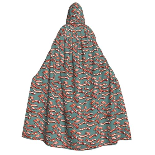 OAZCVBNN Kapuzenumhang mit Speckmuster, Unisex, Erwachsene, für Halloween, Weihnachten, Karneval, Mottopartys von OAZCVBNN