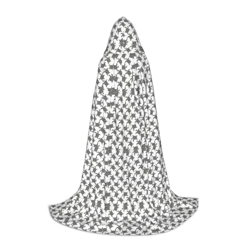 OAZCVBNN Kapuzenumhang mit Tiermotiven und Meeresschildkröten, für Halloween und Karneval, Partys, für Herren, Damen, Teenager, Kinder von OAZCVBNN