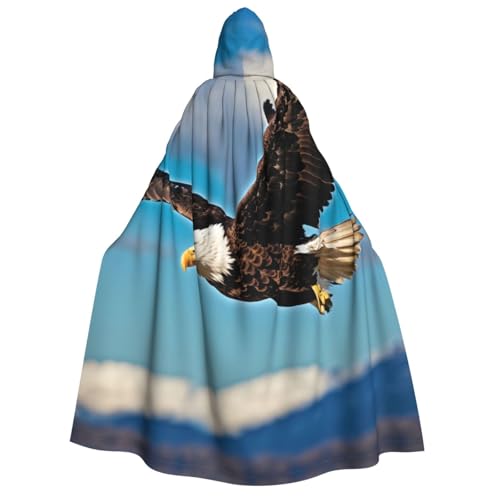 OAZCVBNN Kapuzenumhang mit fliegendem Adler, Unisex, Erwachsene, für Halloween, Weihnachten, Karneval, Mottopartys OAZCVBNN Kapuzenumhang mit fliegendem Adler, Unisex, Erwachsene, für Halloween, Weihnachten, Karneval, Mottopartys von OAZCVBNN