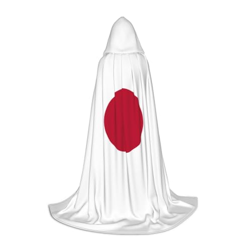 OAZCVBNN Kapuzenumhang mit japanischer Flagge, für Halloween und Karneval, Partys, für Männer, Frauen, Teenager, Kinder OAZCVBNN Kapuzenumhang mit japanischer Flagge, für Halloween und Karneval, Partys, für Männer, Frauen, Teenager, Kinder von OAZCVBNN