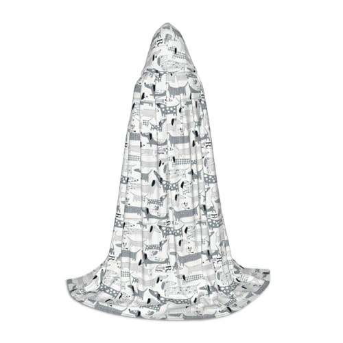 OAZCVBNN Kapuzenumhang mit süßem Dackel-Motiv, für Halloween und Karneval, Partys, für Männer, Frauen, Teenager, Kinder OAZCVBNN Kapuzenumhang mit süßem Dackel-Motiv, für Halloween und Karneval, Partys, für Männer, Frauen, Teenager, Kinder von OAZCVBNN