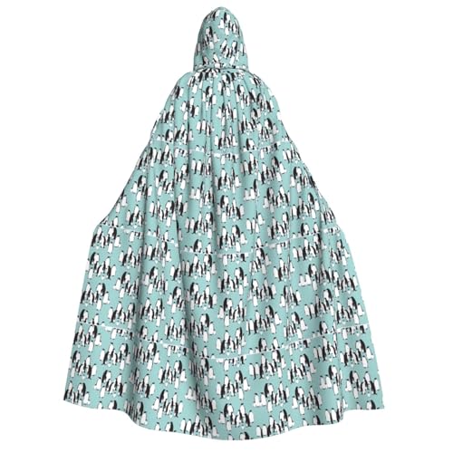 OAZCVBNN Kapuzenumhang mit süßem Pinguin-Druck, Unisex, Erwachsene, für Halloween, Weihnachten, Karneval, Mottopartys OAZCVBNN Kapuzenumhang mit süßem Pinguin-Druck, Unisex, Erwachsene, für Halloween, Weihnachten, Karneval, Mottopartys von OAZCVBNN