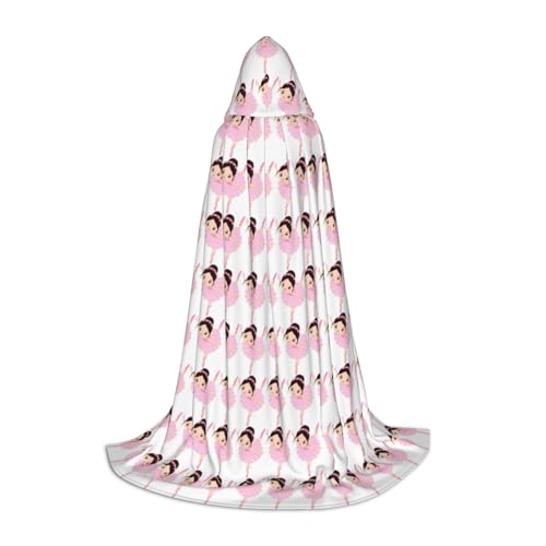 OAZCVBNN Kleine Ballerina Tanzen Mädchen Druck Assistent Robe Halloween Und Karneval Partys Mit Kapuze Mantel Für Männer Frauen Jugendliche Kinder, blacks, L OAZCVBNN Kleine Ballerina Tanzen Mädchen Druck Assistent Robe Halloween Und Karneval Partys Mit Kapuze Mantel Für Männer Frauen Jugendliche Kinder, blacks, L von OAZCVBNN