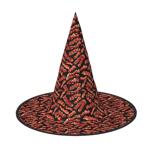 OAZCVBNN Speckmuster Druck Unisex Halloween Hexenhut für Karneval Cosplay Faltbare Kappe und Mottopartys von OAZCVBNN