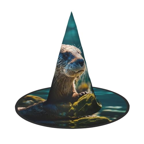 OAZCVBNN Tier Nette braune Otter Druck Unisex Halloween Hexe Hut Für Karneval Cosplay Faltbare Kappe Und Thema Parteien OAZCVBNN Tier Nette braune Otter Druck Unisex Halloween Hexe Hut Für Karneval Cosplay Faltbare Kappe Und Thema Parteien von OAZCVBNN