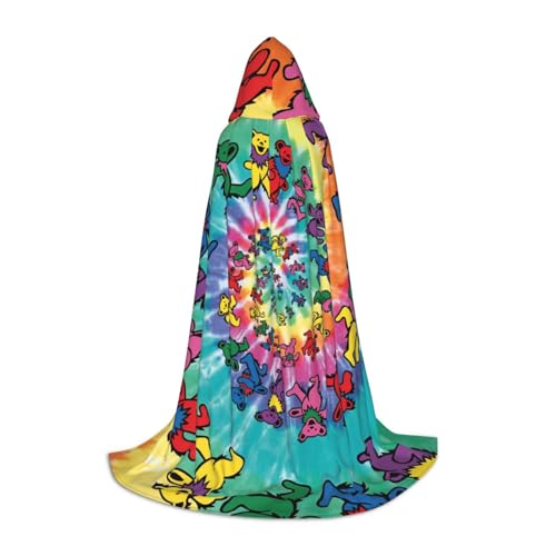 OAZCVBNN Umhang mit Kapuze für Männer und Frauen, Teenager, Kinder mit tanzendem Bären-Aufdruck, Halloween und Karnevalspartys OAZCVBNN Umhang mit Kapuze für Männer und Frauen, Teenager, Kinder mit tanzendem Bären-Aufdruck, Halloween und Karnevalspartys von OAZCVBNN