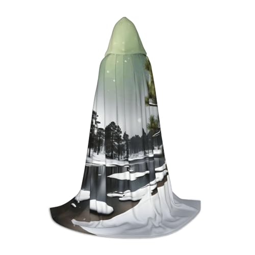 OAZCVBNN Umhang mit Tannennadelbaum, Winter-Druck, Zauberer-Robe, Halloween und Karneval, Partys, Kapuzenumhang für Männer, Frauen, Teenager, Kinder OAZCVBNN Umhang mit Tannennadelbaum, Winter-Druck, Zauberer-Robe, Halloween und Karneval, Partys, Kapuzenumhang für Männer, Frauen, Teenager, Kinder von OAZCVBNN