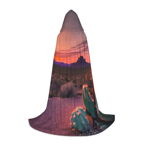 OAZCVBNN Zauberer-Bademantel mit Kaktus-Wüsten-Motiv, für Halloween und Karneval, Partys, Kapuzenumhang für Männer, Frauen, Teenager, Kinder OAZCVBNN Zauberer-Bademantel mit Kaktus-Wüsten-Motiv, für Halloween und Karneval, Partys, Kapuzenumhang für Männer, Frauen, Teenager, Kinder von OAZCVBNN
