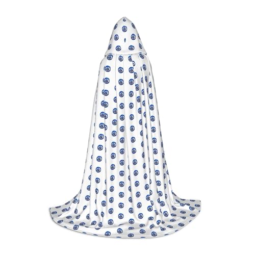 OAZCVBNN Zauberer-Bademantel mit bösen Blicken, für Halloween und Karneval, Partys, Kapuzenumhang für Männer, Frauen, Teenager, Kinder von OAZCVBNN