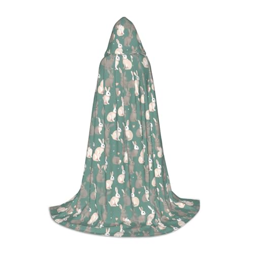 OAZCVBNN Zauberer-Robe mit Hasen-Hintergründen, für Halloween und Karneval, Partys, Kapuzenumhang für Männer, Frauen, Teenager, Kinder OAZCVBNN Zauberer-Robe mit Hasen-Hintergründen, für Halloween und Karneval, Partys, Kapuzenumhang für Männer, Frauen, Teenager, Kinder von OAZCVBNN