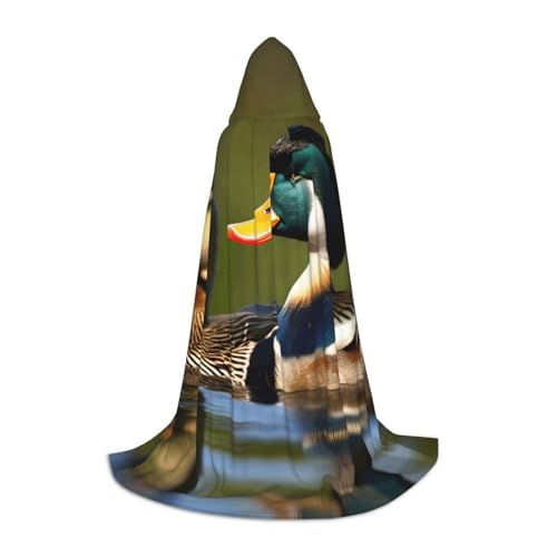 OAZCVBNN Zwei Enten Kreuzworträtsel Print Zauberer Bademantel Halloween und Karneval Party Mantel mit Kapuze für Männer Frauen Teenager Kinder, sc schwarz, M OAZCVBNN Zwei Enten Kreuzworträtsel Print Zauberer Bademantel Halloween und Karneval Party Mantel mit Kapuze für Männer Frauen Teenager Kinder, sc schwarz, M von OAZCVBNN