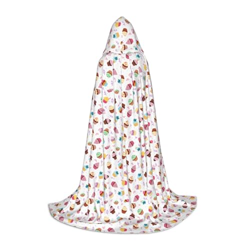 Zauberer-Robe mit köstlichem Cupcakes, für Halloween und Karneval, Partys, Kapuzenumhang für Männer, Frauen, Teenager, Kinder Zauberer-Robe mit köstlichem Cupcakes, für Halloween und Karneval, Partys, Kapuzenumhang für Männer, Frauen, Teenager, Kinder von OAZCVBNN