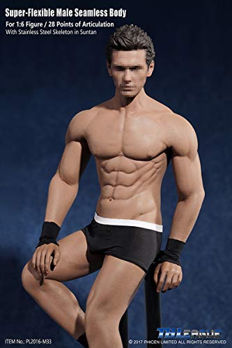 OBEST 1/6 Super Flexible Seamless Body Figur für Männer ohne Kopfschnitzerei (PL2016 M33) von OBEST