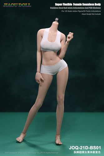 OBEST 1/6 Verhältnis Puppe, Kopflos, 29cm Weibliche Puppe, Flexible Gelenke, Abnehmbare Hände und Füße, Weizenfarbene Haut, Rollenspiel und Dekoration (JOQ-21D-BS01) von OBEST