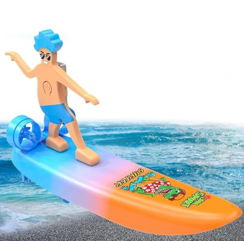 OBEST Amphibien Ferngesteuertes Segeln, 2.4GHZ RC Surf Skateboard,kühl Schwimmbad Spielzeugboot,Schaltgeschwindigkeit, geeignet für Jungen und Mädchen, Geschenke von OBEST