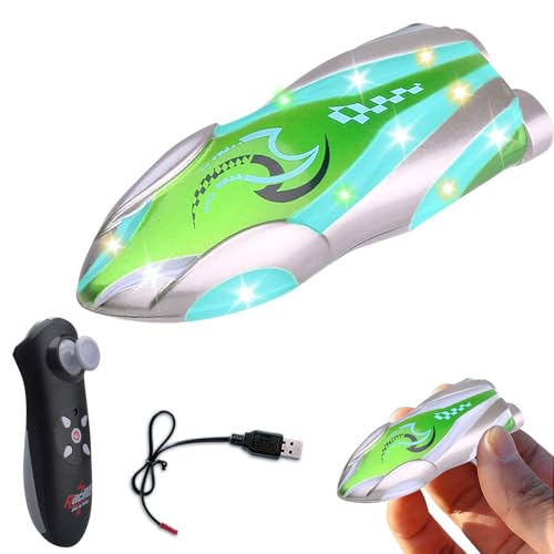 OBEST 2.4GHZ drehendes/rollendes RC Boot mit LED Lichtern,Ferngesteuertes Boot, Kinder Wasserspielzeug Geschenk für Kinder und Erwachsene von OBEST