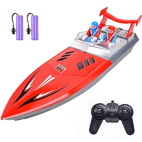 OBEST 2.4GHz Elektrisches Wasserdichtes RC Boot, Drahtloses Hochgeschwindigkeitsboot für Schwimmbäder, Seen und Teiche, Wasserspielzeug für Jungen und Mädchen OBEST 2.4GHz Elektrisches Wasserdichtes RC Boot, Drahtloses Hochgeschwindigkeitsboot für Schwimmbäder, Seen und Teiche, Wasserspielzeug für Jungen und Mädchen von OBEST