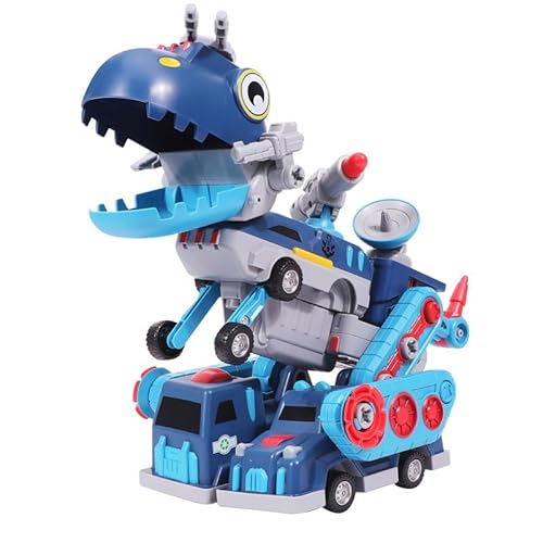 OBEST 5-in-1 Montage von Dinosaurier-Roboter-Spielzeug, 5 Stück Kinder DIY Auto Toy, Magnetische Panzer Transformationswagen mit 40 Pcs Zubehör und Behälter, Geschenk für Kinder ab 5 6 7 8 Jahre OBEST 5-in-1 Montage von Dinosaurier-Roboter-Spielzeug, 5 Stück Kinder DIY Auto Toy, Magnetische Panzer Transformationswagen mit 40 Pcs Zubehör und Behälter, Geschenk für Kinder ab 5 6 7 8 Jahre von OBEST