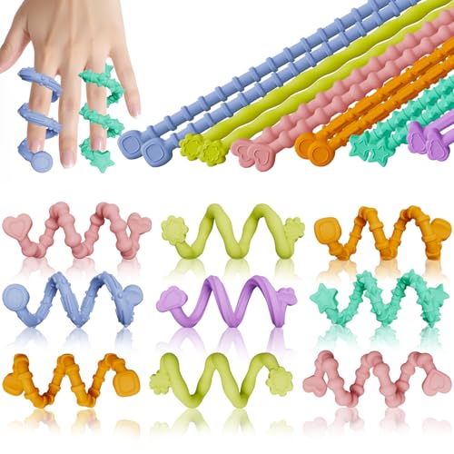 OBEST 6 Stück Sensorische Fidget Sticks,Fidget Toys für Kinder & Erwachsene,Sensory Anti Stress Spielzeug für Kinder Jungen Mädchen Stressabbau & Angstlust, Autismus Und ADHS OBEST 6 Stück Sensorische Fidget Sticks,Fidget Toys für Kinder & Erwachsene,Sensory Anti Stress Spielzeug für Kinder Jungen Mädchen Stressabbau & Angstlust, Autismus Und ADHS von OBEST
