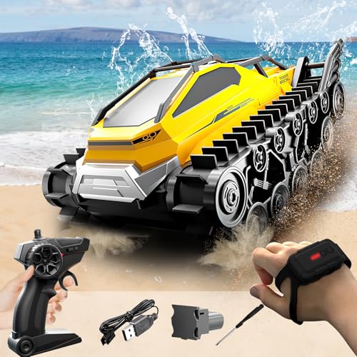 OBEST Amphibienfahrzeug Ferngesteuertes Auto, 360 ° Drehbares RC Auto, 2,4 GHz Wasserdicht Drift RC Car Spielzeug ab 6 7 8 9 10 Jahre OBEST Amphibienfahrzeug Ferngesteuertes Auto, 360 ° Drehbares RC Auto, 2,4 GHz Wasserdicht Drift RC Car Spielzeug ab 6 7 8 9 10 Jahre von OBEST