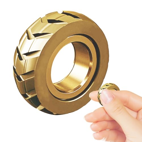 OBEST EDC Spielzeug für Erwachsene, Stress, Relief, magnetisch, Metall, ADHS, Casual, Fidget-Ringe, Stressabbau, Spielzeug, Spin, Ringe OBEST EDC Spielzeug für Erwachsene, Stress, Relief, magnetisch, Metall, ADHS, Casual, Fidget-Ringe, Stressabbau, Spielzeug, Spin, Ringe von OBEST