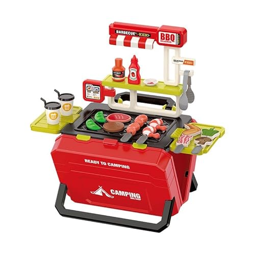 OBEST EIN simuliertes Grillspielzeug mit 51 Zubehör,Kinderküche Spielzeug mit Licht Ton Dampf,Kinder BBQ Grill Spielzeug,Küche Spielzeug Set,Barbecue per Bambini OBEST EIN simuliertes Grillspielzeug mit 51 Zubehör,Kinderküche Spielzeug mit Licht Ton Dampf,Kinder BBQ Grill Spielzeug,Küche Spielzeug Set,Barbecue per Bambini von OBEST