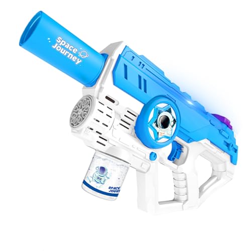 OBEST Elektrische Wasserpistolen, 2 in 1 Seifenblasenpistole Wasserspritzpistole mit Großer Reichweite, Seifenblasenmaschine Automatischer Squirt Gun Spielzeug für Outdoor Sommer Strand Schwimmbad OBEST Elektrische Wasserpistolen, 2 in 1 Seifenblasenpistole Wasserspritzpistole mit Großer Reichweite, Seifenblasenmaschine Automatischer Squirt Gun Spielzeug für Outdoor Sommer Strand Schwimmbad von OBEST