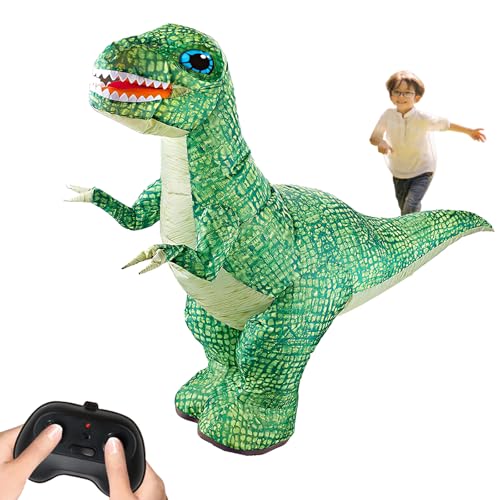 OBEST Fernbedienung Dinosaurier Spielzeug, 90CM Aufblasbarer Elektrischer Dinosaurier, 2.4GHz RC Wiederaufladbarer Ballon, 360° Rotation Gehen,Schnelle Inflation, Kinder Überraschungsgeschenk OBEST Fernbedienung Dinosaurier Spielzeug, 90CM Aufblasbarer Elektrischer Dinosaurier, 2.4GHz RC Wiederaufladbarer Ballon, 360° Rotation Gehen,Schnelle Inflation, Kinder Überraschungsgeschenk von OBEST