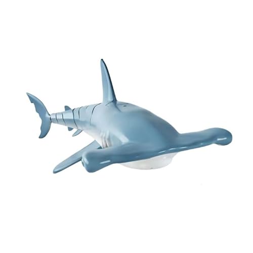 OBEST Fernbedienung Hai Spielzeug, 2.4GHz RC Hai Boot, Unterwasser Spielzeug mit Tauchfunktion, Dual Batterien, mit LED-Lichtern, Jungen und Mädchen von OBEST