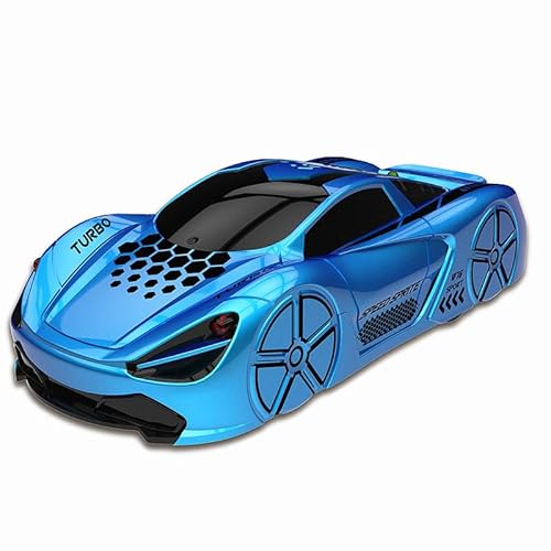 OBEST Ferngesteuert Wand Klettern Auto, 360° Rotation Wandkletterfahrzeug, Fahrzeuge die an Wänden und Decken kriechen können, Tragbar Auto für Kinder mit Programmierung und automatische Präsentation von OBEST