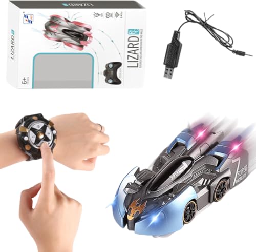 OBEST Ferngesteuerte Auto Kletterwand 2,4 GHz Spielzeugauto RC Stunt Auto für Kinder 360° Driftrotation Wall Climber RC Car USB Wiederaufladbare von OBEST