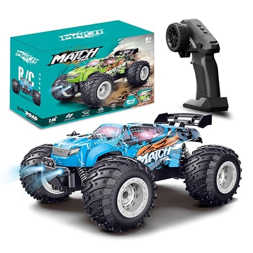 OBEST Ferngesteuertes Auto Geländefahrzeug,4WD RC Offroad Auto,2.4Ghz RC Auto Freien All Terrain,Monstertruck Fernsteuerung Auto Spielzeug Geschenke für Kinder Jungen Mädchen OBEST Ferngesteuertes Auto Geländefahrzeug,4WD RC Offroad Auto,2.4Ghz RC Auto Freien All Terrain,Monstertruck Fernsteuerung Auto Spielzeug Geschenke für Kinder Jungen Mädchen von OBEST