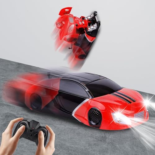 OBEST Ferngesteuertes Auto Spielzeug mit Wandkletterfunktion, Transformator Spielzeug mit 360° Rotation, 2,4Ghz Transform RC Auto Roboter für Mädchen Junge Weihnachten Geburtstags Geschenke OBEST Ferngesteuertes Auto Spielzeug mit Wandkletterfunktion, Transformator Spielzeug mit 360° Rotation, 2,4Ghz Transform RC Auto Roboter für Mädchen Junge Weihnachten Geburtstags Geschenke von OBEST