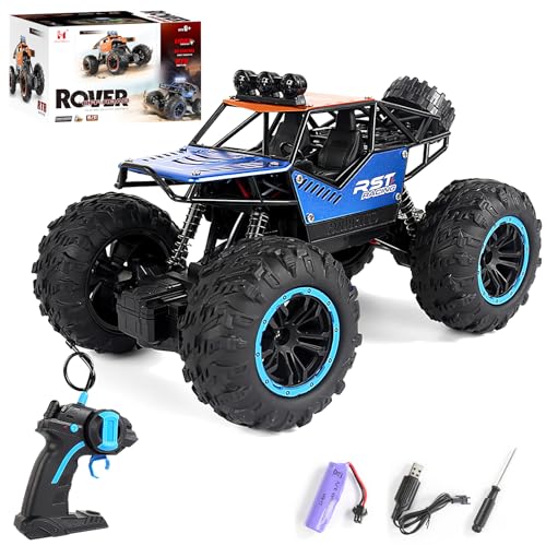 OBEST Ferngesteuertes Off-Road Auto mit LED-Licht,Ferngesteuertes Hochgeschwindigkeits RC Auto,Ferngesteuertes Aufladbares Spielzeugauto,Betriebsdauer 25 Minuten,Geschenk für Jungen und Mädchen OBEST Ferngesteuertes Off-Road Auto mit LED-Licht,Ferngesteuertes Hochgeschwindigkeits RC Auto,Ferngesteuertes Aufladbares Spielzeugauto,Betriebsdauer 25 Minuten,Geschenk für Jungen und Mädchen von OBEST