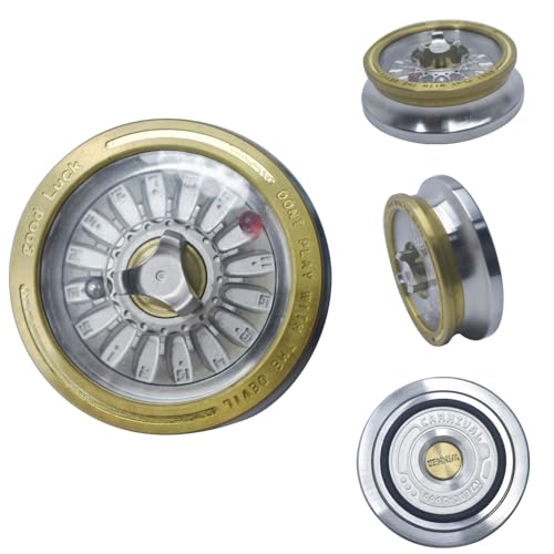 OBEST Fidget Toys Erwachsene, Radwürfel Spinner, EDC Toys, Roulette Spinner Metall, Fidget Spielzeug Stress Relief ADHD Anti Stress Spielzeug Anti Anxiety Dekompression Stressabbau Fingerspiele von OBEST
