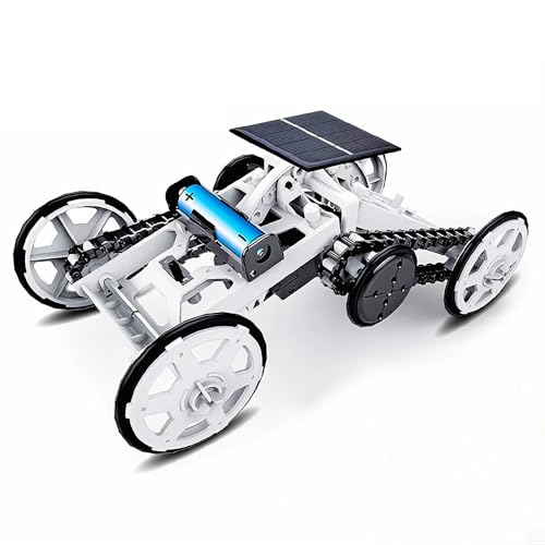 OBEST STEM Montage Auto Robot DIY Experiment Kit, Solarenergie Roboter Spielzeug Kit, Kinder-Bauspielzeug, Dual Drive Vierradantrieb Kletterauto Klettern, Solar Auto Geschenk für Geburtstag von 8-12 von OBEST
