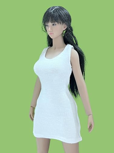 OBEST TBLeague 1/6th Weizen Teint Weibliche Actionfiguren Kommt mit Geformtem Kopf und Rotem Kleid (PHMB2019 S35) von OBEST