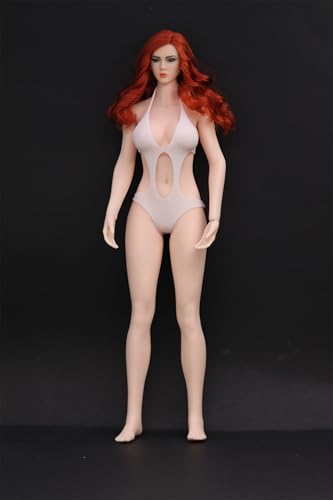 OBEST TBLeague S42 Puppe, weißer Hautton, 1/6 Nahtlose Gummipuppe, weißer Bikini, Lange Beine, mit Puppenkopf OBEST TBLeague S42 Puppe, weißer Hautton, 1/6 Nahtlose Gummipuppe, weißer Bikini, Lange Beine, mit Puppenkopf von OBEST