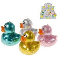 Squeeze Glitter Duck, 6 cm, (sortiert, Farbe nicht wählbar) von OBILO we trade trends.
