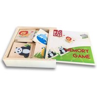 Holz-Memory, Safari, 18 Teile (Kinderspiel) von OBILO