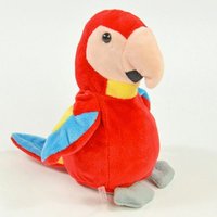 Laber Papagei, rot, sprechendes Kuscheltier Laber Papagei, rot, sprechendes Kuscheltier von OBILO