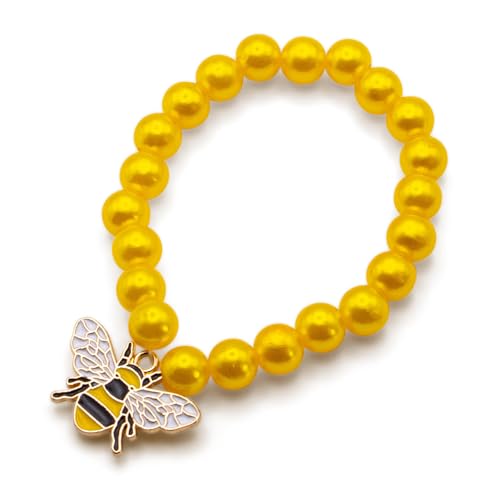 Pick & Pop, Honey Bee: Sensorische Silikonpads: Befreie die Perlen und bastle EIN eigenes Armband. von OBILO